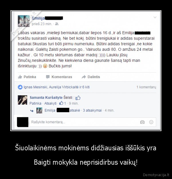 vaikai,emilija, norkute,14,issukis