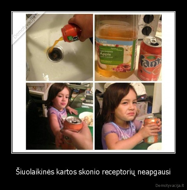 Šiuolaikinės kartos skonio receptorių neapgausi