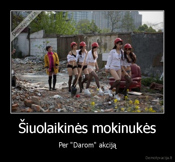 pusnuoges, merginos,akcija, darom