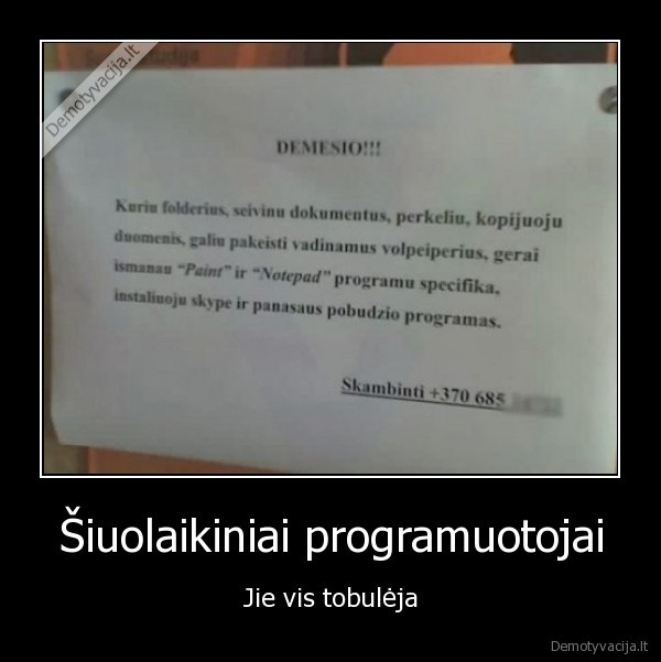 Šiuolaikiniai programuotojai