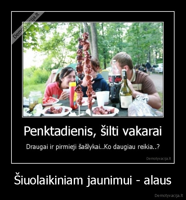 Šiuolaikiniam jaunimui - alaus