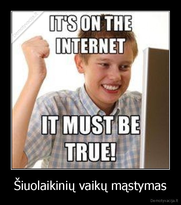 Šiuolaikinių vaikų mąstymas