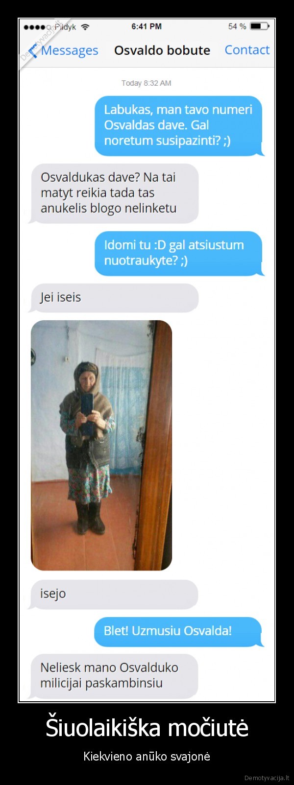 mociutes, selfie,sms, mociutei