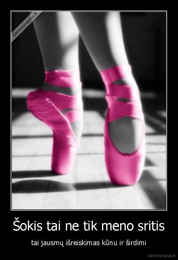 Šokis tai ne tik meno sritis