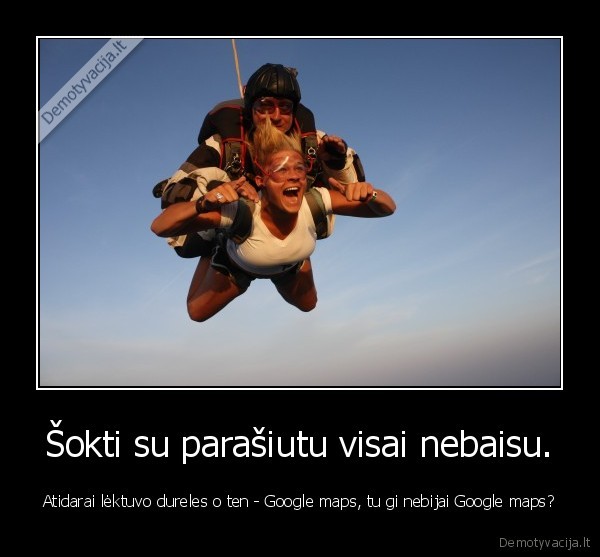 parasiutas,google, maps