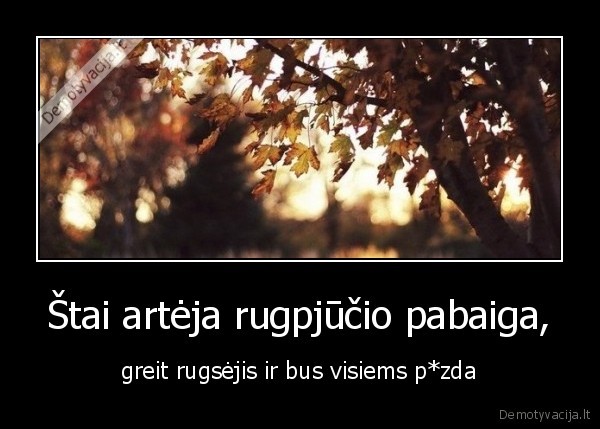 rugsejis,mokslai,pabaiga
