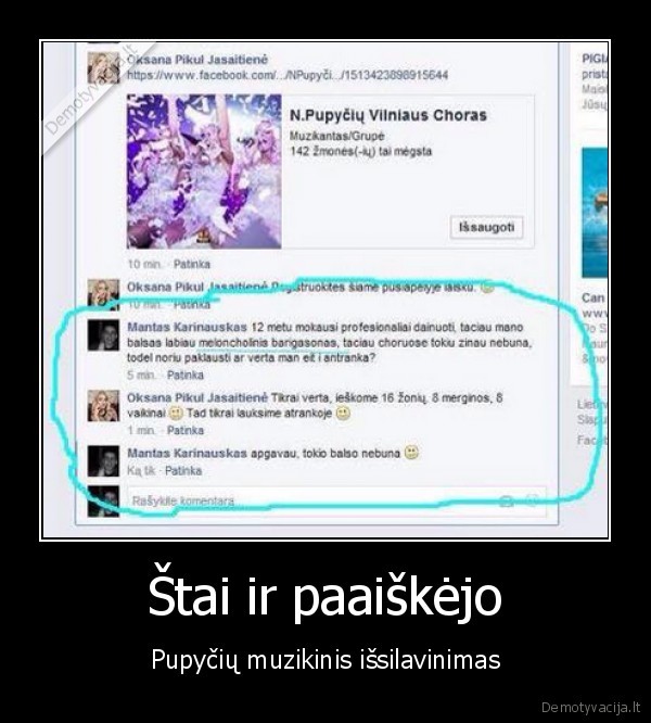 olialia, puputes,oksana, pikul,trolinimas,choru, karai