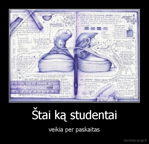 studentai,paskaitos