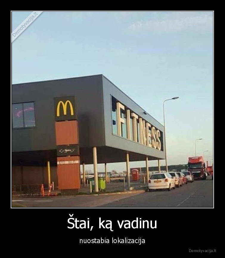 lokalizacija,fitnes, klubas,macdonalds,mcdonaldas