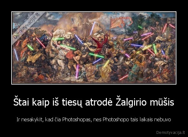 zalgirio, musis,photoshop