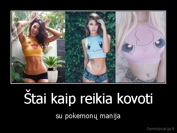 kovoti,pokemonai,manija