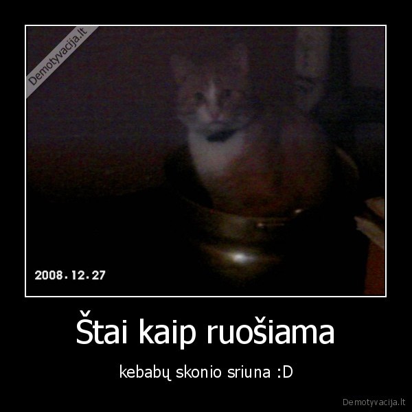 Štai kaip ruošiama