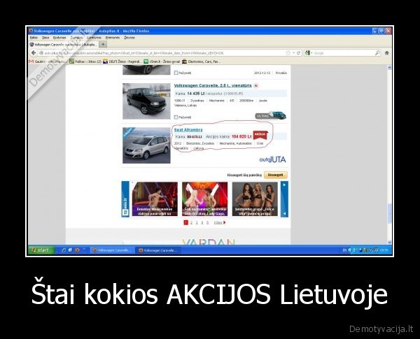 Štai kokios AKCIJOS Lietuvoje