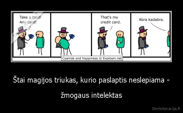 cyanide, and, happiness,apgavo,magija