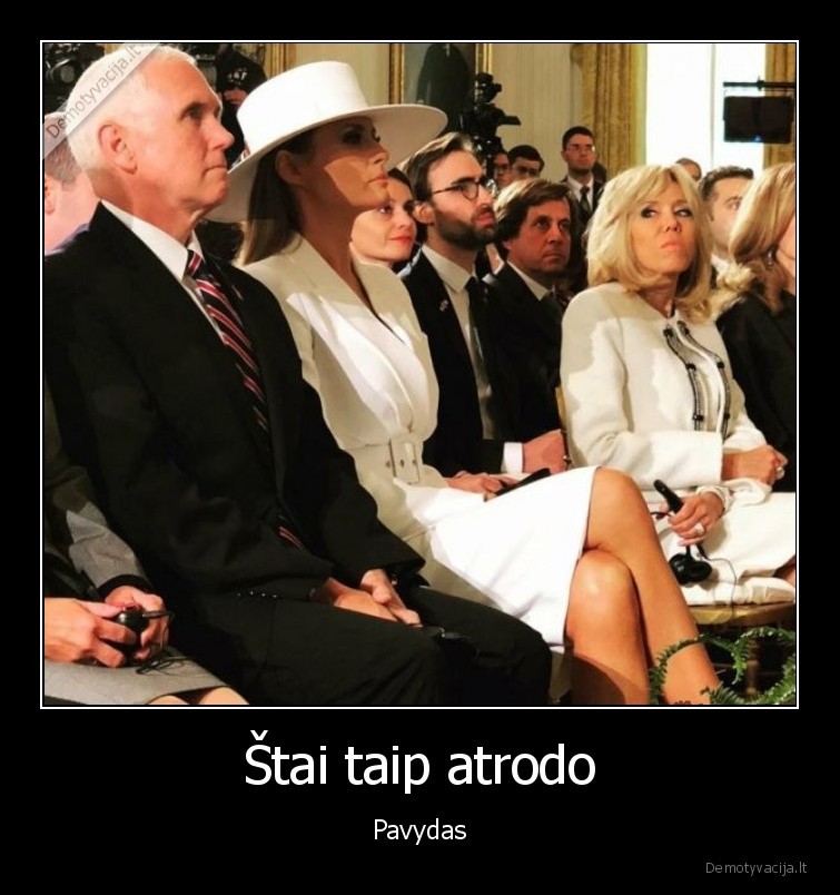 melania, trump,makroniene