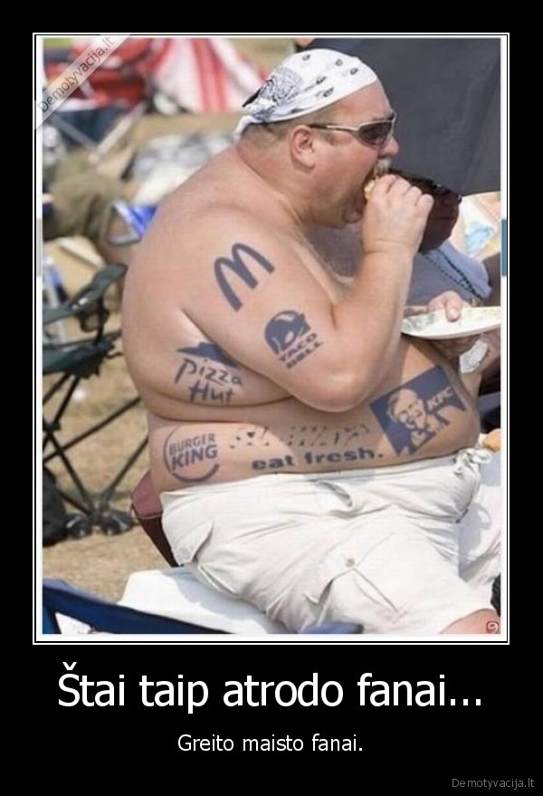 Štai taip atrodo fanai...