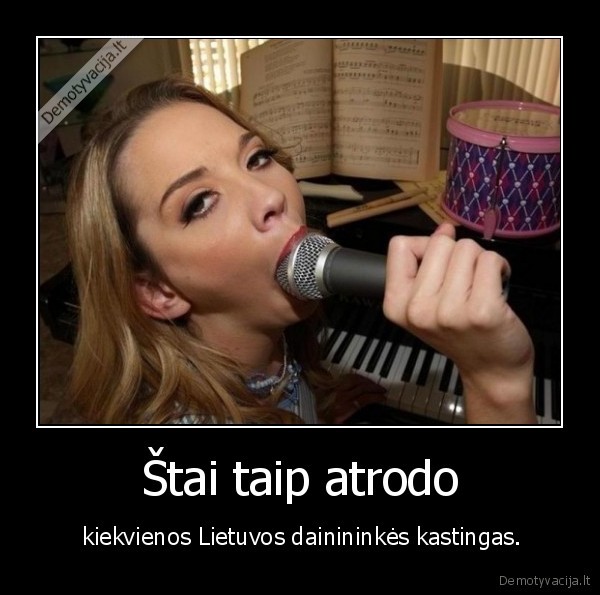 kastingas,lietuva,dainininke