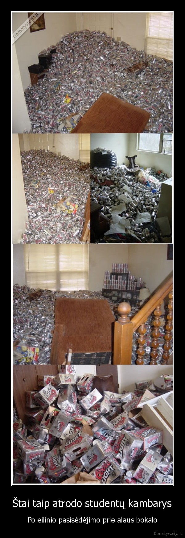 kambarys, pilnas, alaus, skardiniu