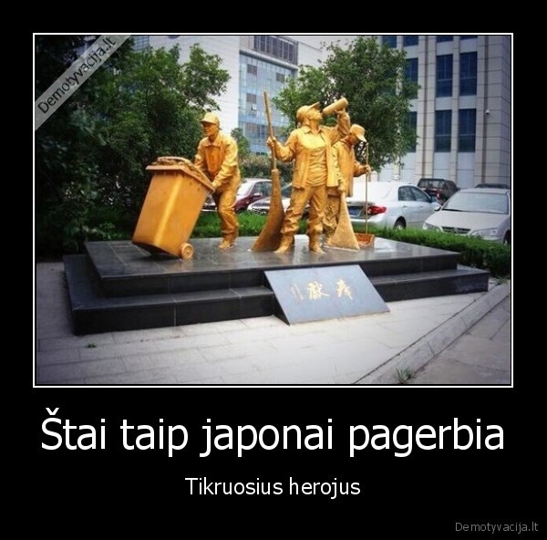 komunalininkai,valytojai,statula