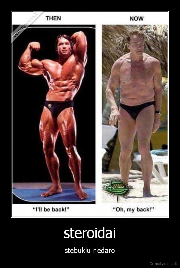 svarcas, steroidai