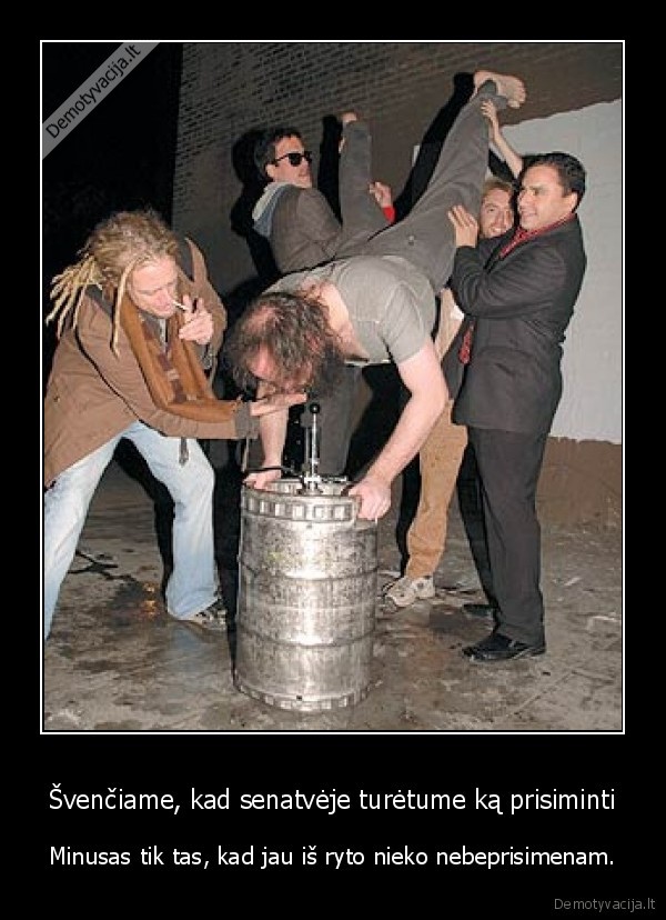 Švenčiame, kad senatvėje turėtume ką prisiminti