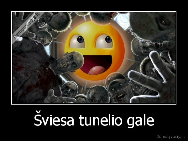 Šviesa tunelio gale