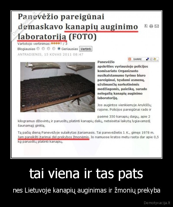 tai viena ir tas pats