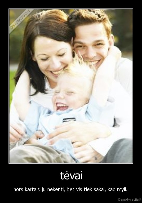 tėvai