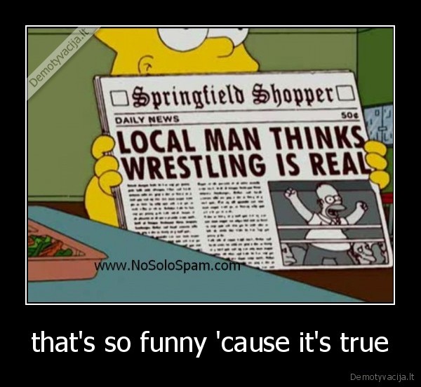homeris, liza, simpsonai, wwe, wrestling, amerikietiskos, imtynes