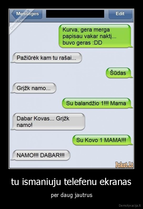 tu ismaniuju telefenu ekranas