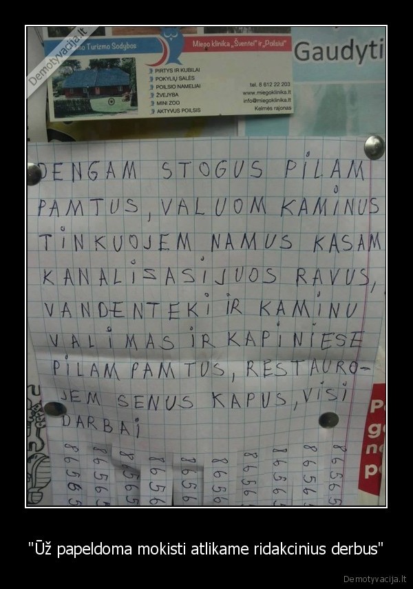 juokingas, skelbimas,berascio, skelbimas