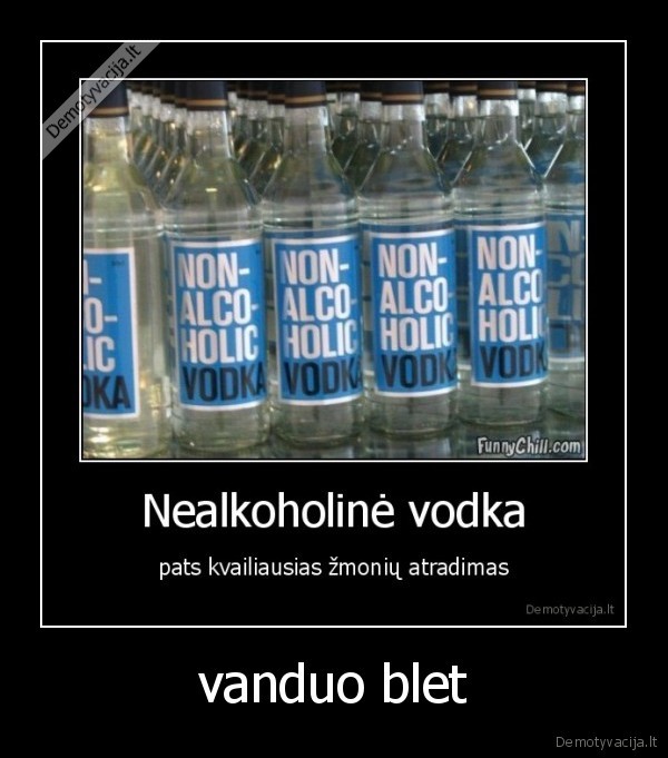 vanduo blet