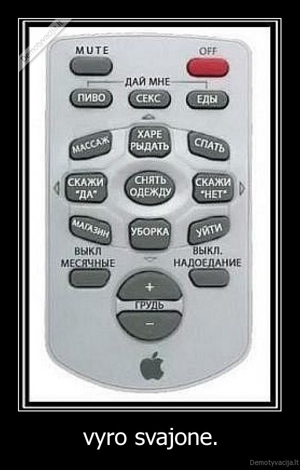 vyro svajone.