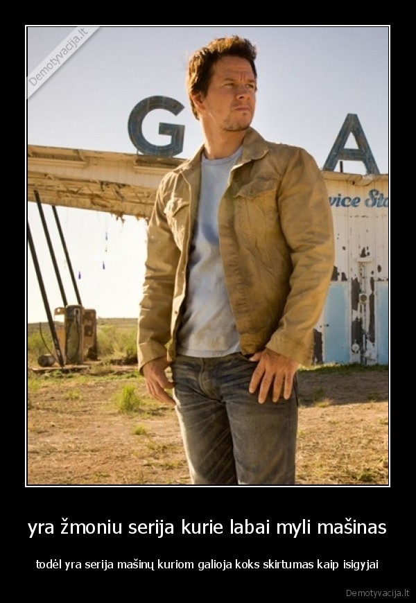 yra žmoniu serija kurie labai myli mašinas