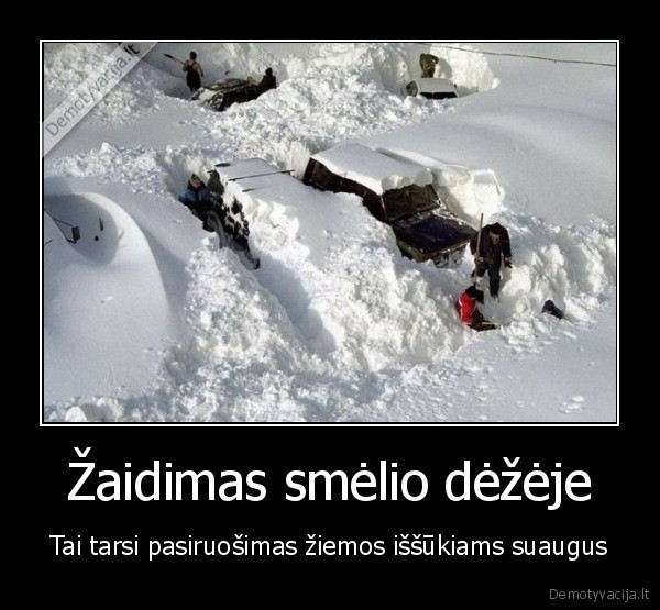 smelio, deze,daug, sniego