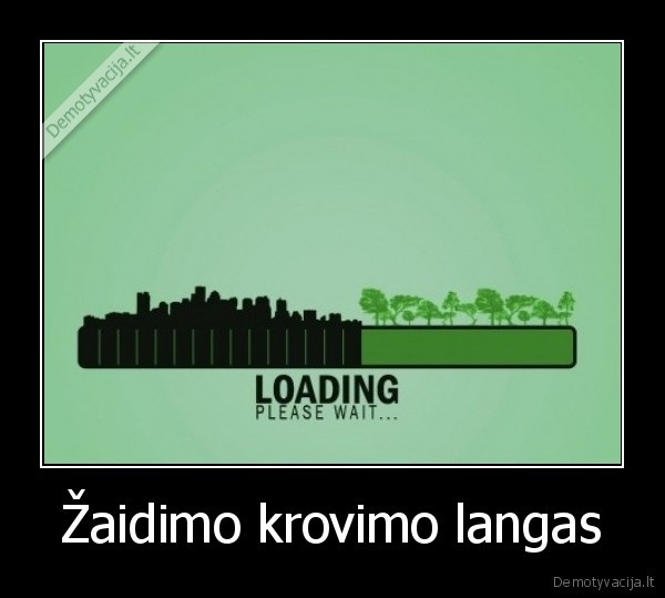 Žaidimo krovimo langas