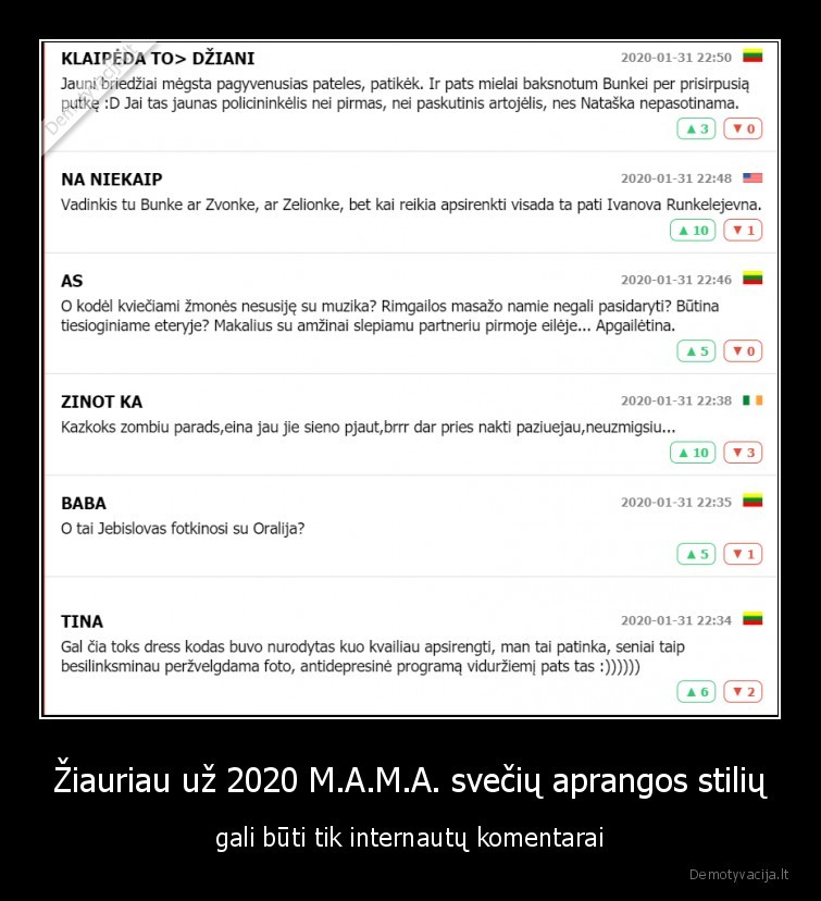 komentarai,m.a.m.a,lietuva,izymybes