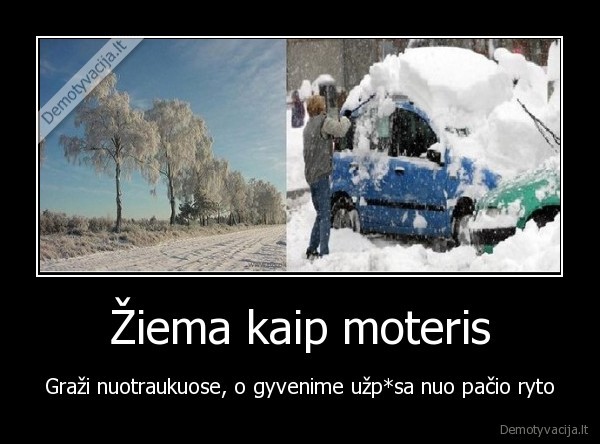 ziema,moteris