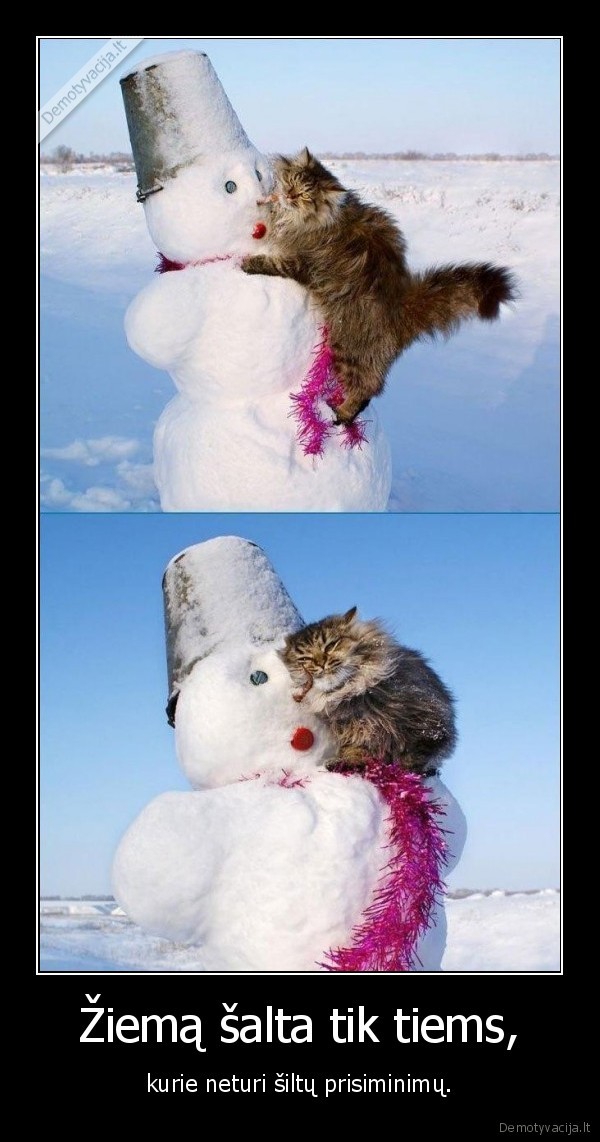 Žiemą šalta tik tiems,