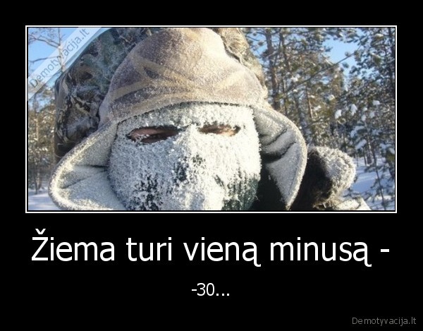 minusas,ziema