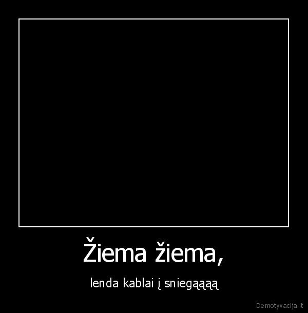 Žiema žiema,