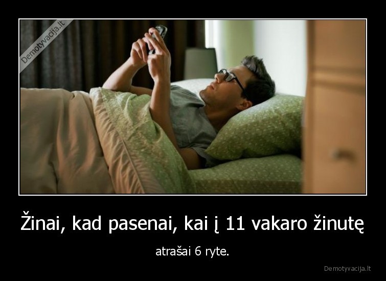 senejimas,zinute,rytas