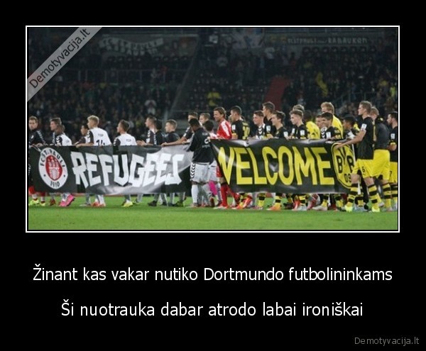 refugees, welcome,futbolas