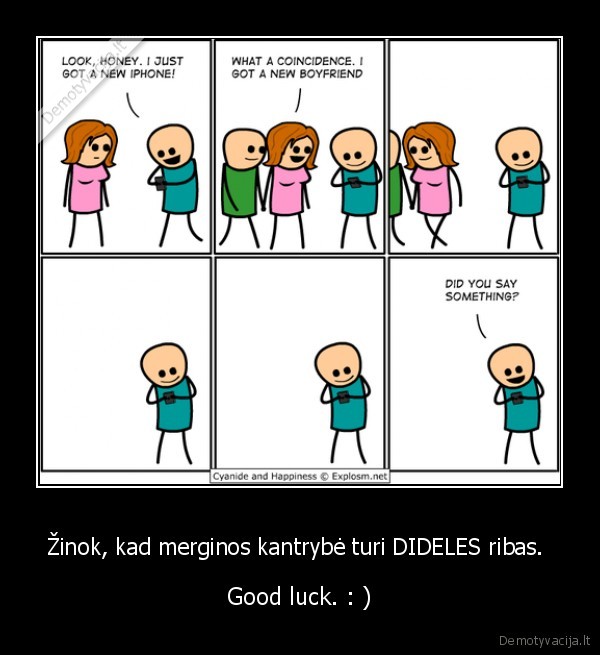 Žinok, kad merginos kantrybė turi DIDELES ribas. 