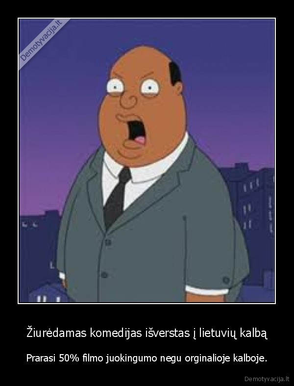 Žiurėdamas komedijas išverstas į lietuvių kalbą