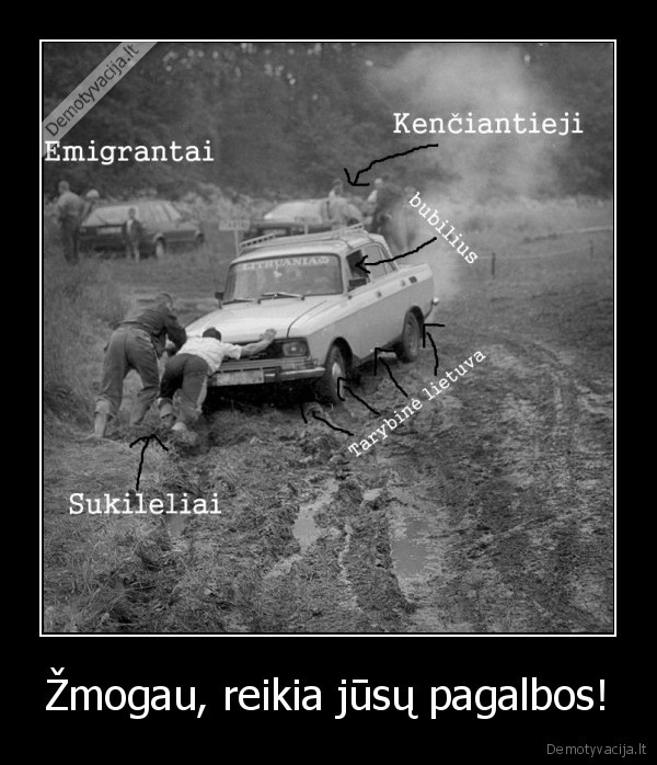 Žmogau, reikia jūsų pagalbos!