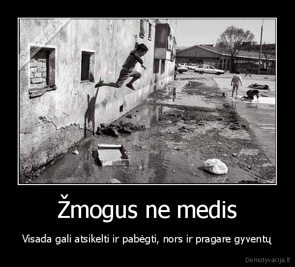 Žmogus ne medis