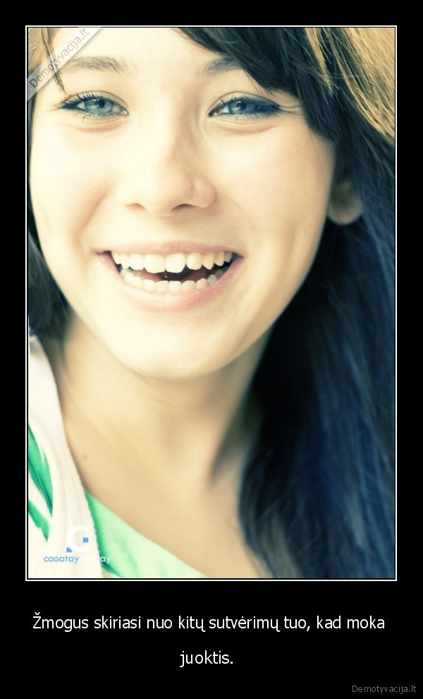 Žmogus skiriasi nuo kitų sutvėrimų tuo, kad moka 