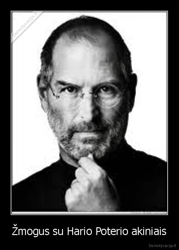 Žmogus su Hario Poterio akiniais