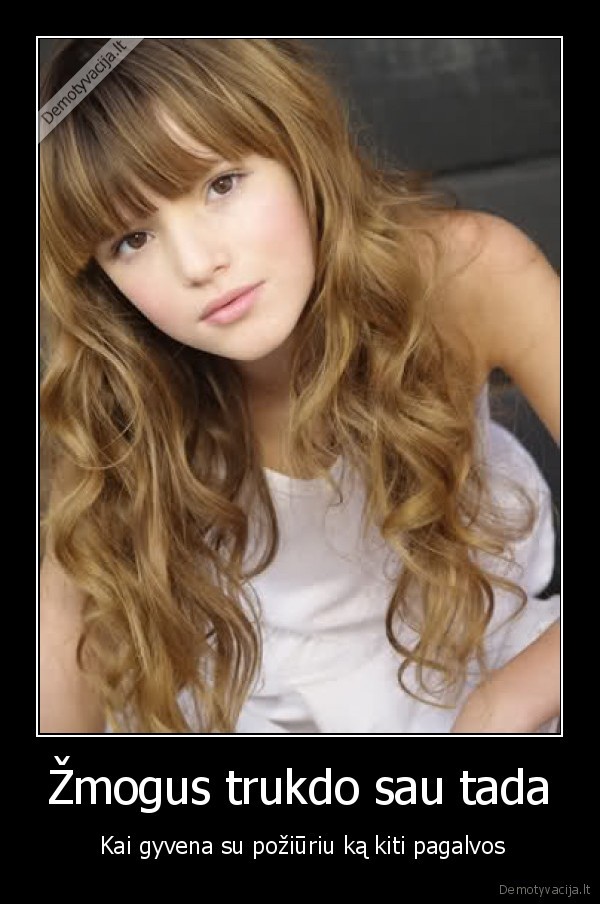 Žmogus trukdo sau tada